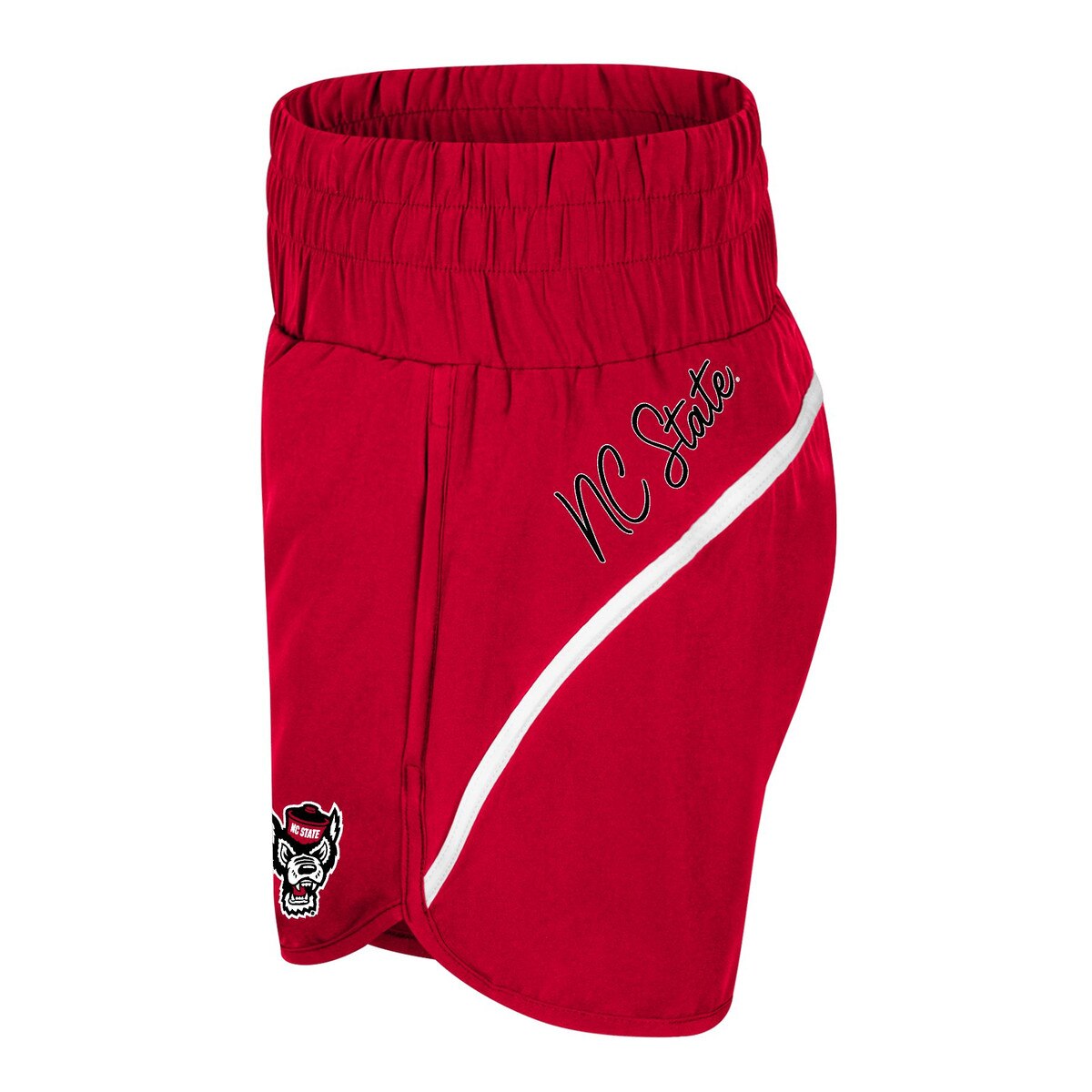 Red Ladies High Waist Short - Woflh
